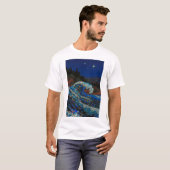 T-shirt vague océanique (Devant entier)