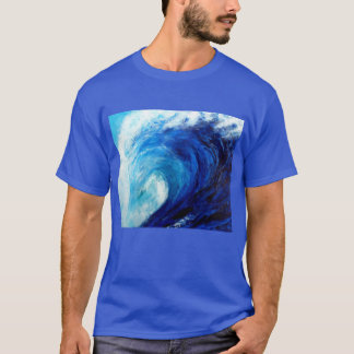 T-shirt Vague océanique