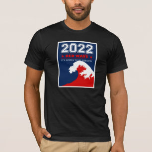 T-shirt VAGUE ROUGE 2022 Élections de mi-mandat USA
