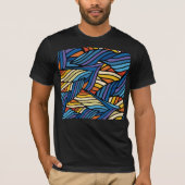 T-shirt Vagues bleues (Devant)