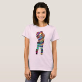 T-shirt Vagues chromatiques Couple romantique (Devant entier)