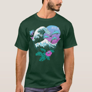T-shirt Vagues de dauphin