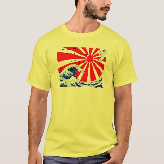 T-shirt Vagues de Japonais (Devant)