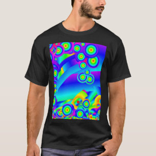 T-shirt vagues de l'océan Abstrait