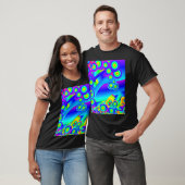 T-shirt vagues de l'océan Abstrait (Unisexe)