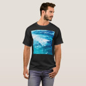 T-shirt Vagues de l'océan bleu turquoise (Devant entier)