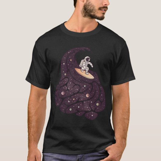 T-shirt Vagues de pensées (Devant)