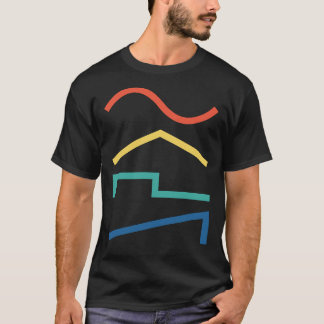 T-shirt Vagues de pin audio - Oscillator Waveforms Synth P