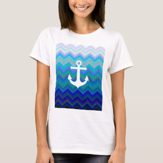 T-shirt Vagues et Ancre