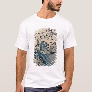 T-shirt Vagues et oiseaux, c.1825