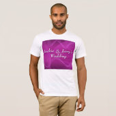 T-shirt Vagues violettes (Devant entier)