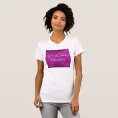 T-shirt Vagues violettes (Devant entier)