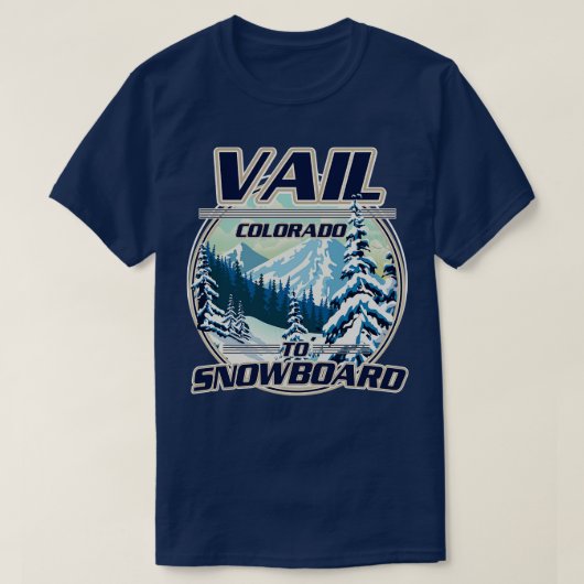 T-shirt Vail Colorado (Design devant)
