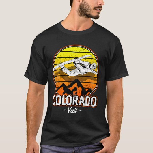 T-shirt Vail Colorado (Devant)