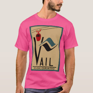 T-shirt Vail Colorado Décal Vintage voyage