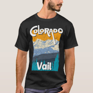 T-shirt Vail Colorado Mountain State Rocky Mountains Tee S