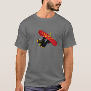 T-shirt Vail, la chemise des hommes du Colorado