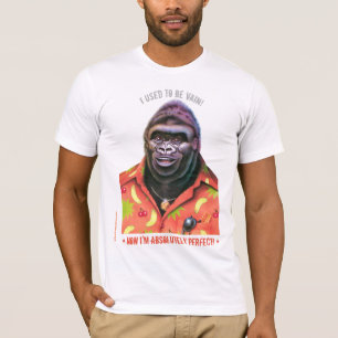T shirt Vain Gorilla ontwerp.