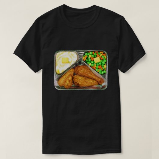 T-shirt Vainqueur du dîner de poulet (Design devant)