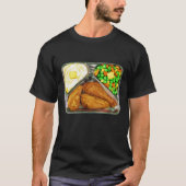 T-shirt Vainqueur du dîner de poulet (Devant)