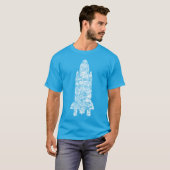 T-shirt vaisseau spatial (Devant entier)