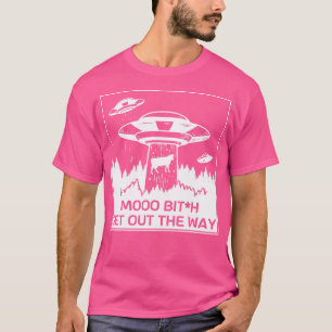 T-shirt Vaisseau Spatial Adulte Ufo Zone 51 Verte