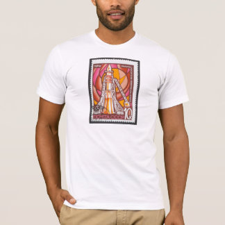 T-shirt Vaisseau spatial de Vostok sur le timbre 1969 de