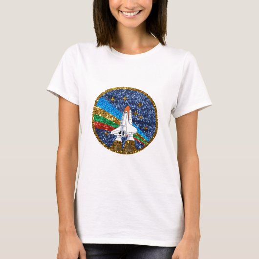 T-shirt vaisseau spatial séquentiel (Devant)