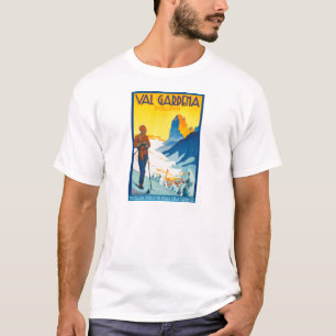 T-shirt Val Gardena Dolomiti vintage ad