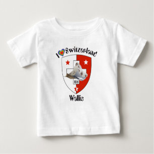 T-shirt Valais / Wallis Suisse-Suisse