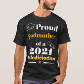 T-shirt Valedictorian Classe 2021 Fière Godmère Famille Gr (Devant)