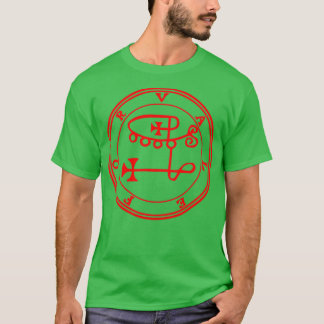 T-shirt Valefar Ars Goetia Sigil Rouge