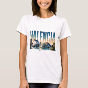 T-shirt Valence Espagne Historique Espagne Ville Voyage