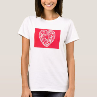 T-shirt Valentijn hartscherm