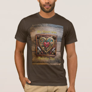 T-shirt Valentin Guerrier Steampunk Rubis Et Poignards