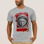 T-shirt Valentina Terechkova PREMIÈRE FEMME DANS L'ESPACE (Devant)