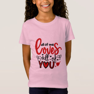 T-Shirt Valentine Art All Me Aime Tous