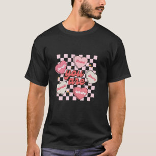 T-shirt Valentine Be Mine Conversation Coeurs Je T'Aime H