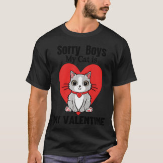 T-shirt Valentine chat retro