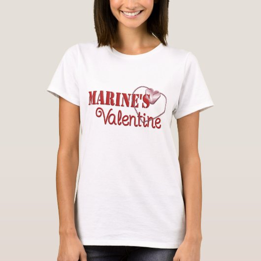 T-shirt Valentine de la marine (Devant)