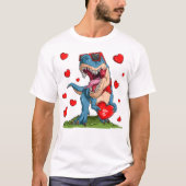 T-shirt Valentine Dinosaur (Devant)