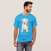 T-shirt Valentine Dogo rose (Devant entier)