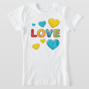 T-Shirt Valentine Fun 3D Mix and Match KIDS