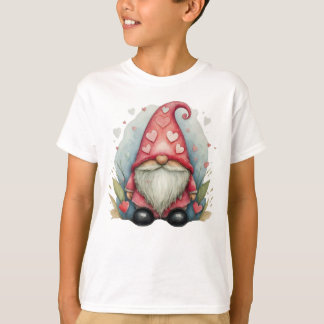 T-shirt Valentine Gnome In Love, Gnome Valentines