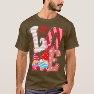 T-shirt Valentine Gnomes Holts Coeurs Valentines Day Gno