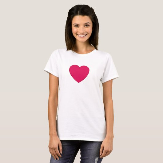 T-shirt Valentine Heart (Devant entier)