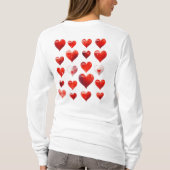 T-shirt Valentine Hearts (Dos)