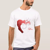 T-shirt VALENTINE heureux 2018 (Devant)