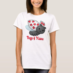 T-shirt Valentine Ladybug Buissons & Baisers