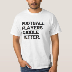 T-shirt valentine : les joueurs de football caressent